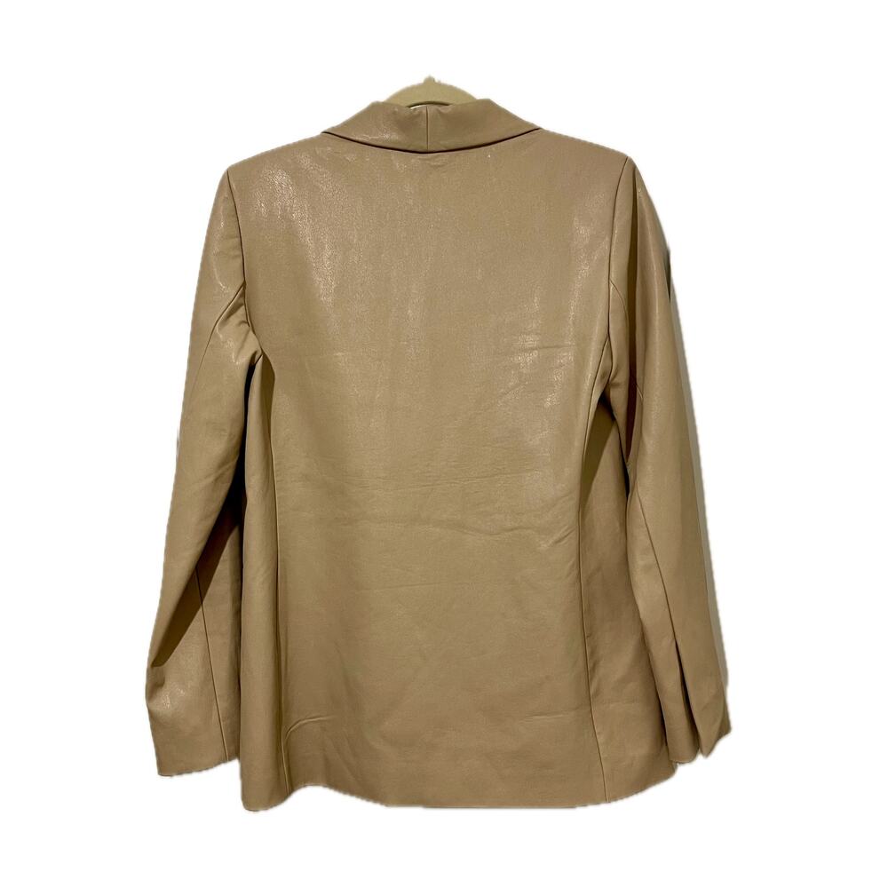 Amanda Uprichard Tan Jane Blazer Size Small - Picture 14 of 16